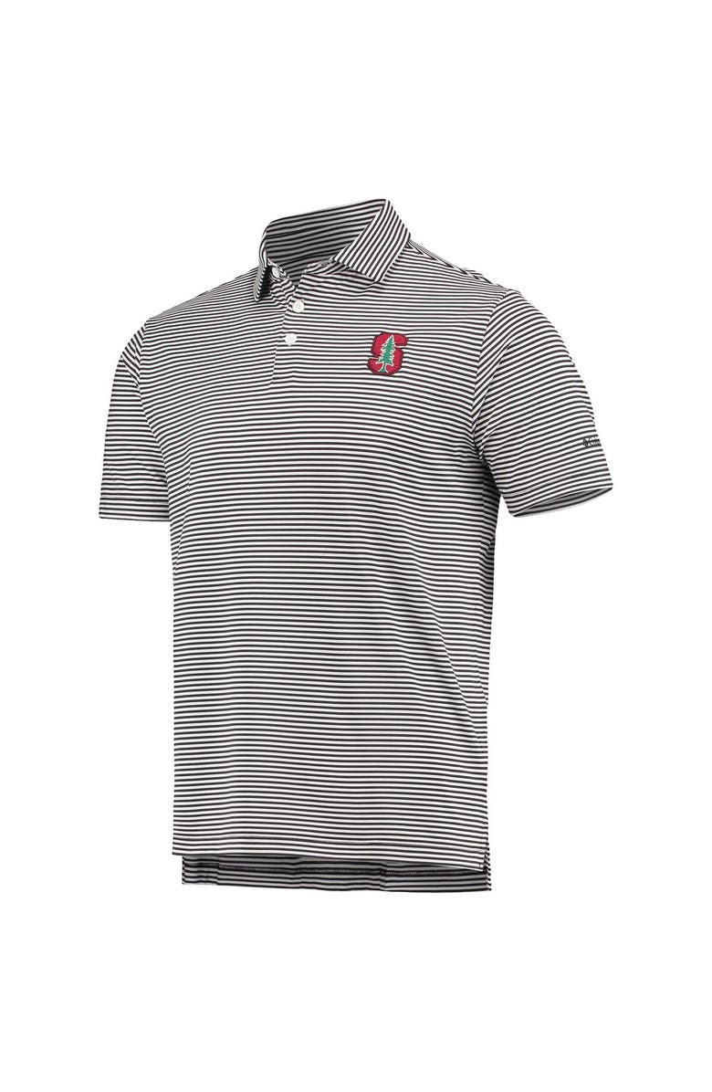 Columbia Men's Columbia Golf Black Stanford Cardinal Club Invite Omni-Wick Polo, Alternate, color,