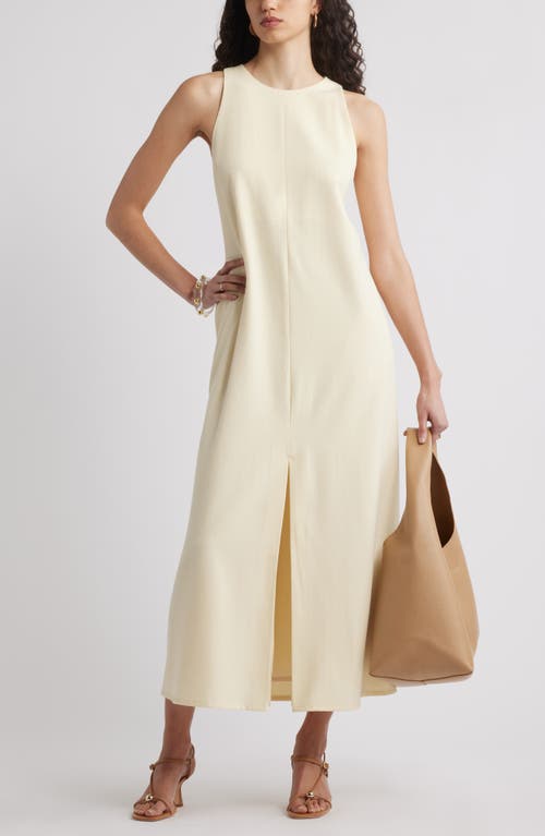 Nordstrom Racerback Tank Maxi Dress In Yellow Pale