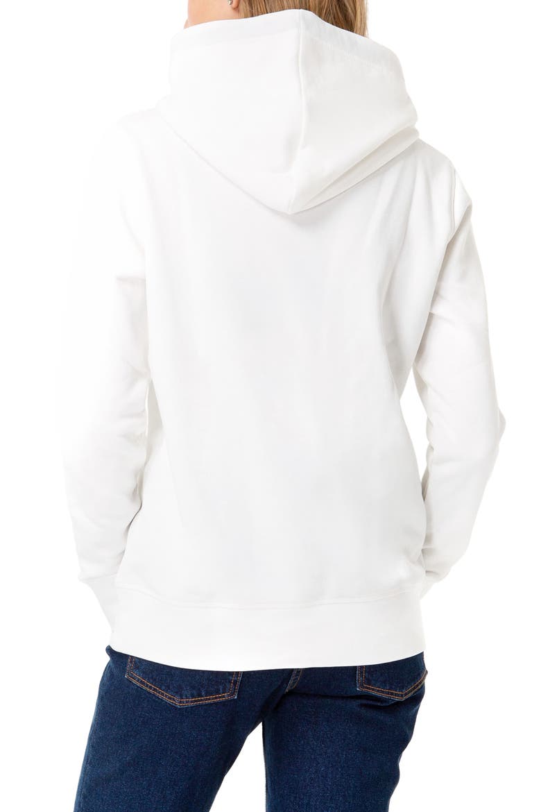 Iconic Maternity/Nursing Hoodie, Alternate, color, EGG SHELL