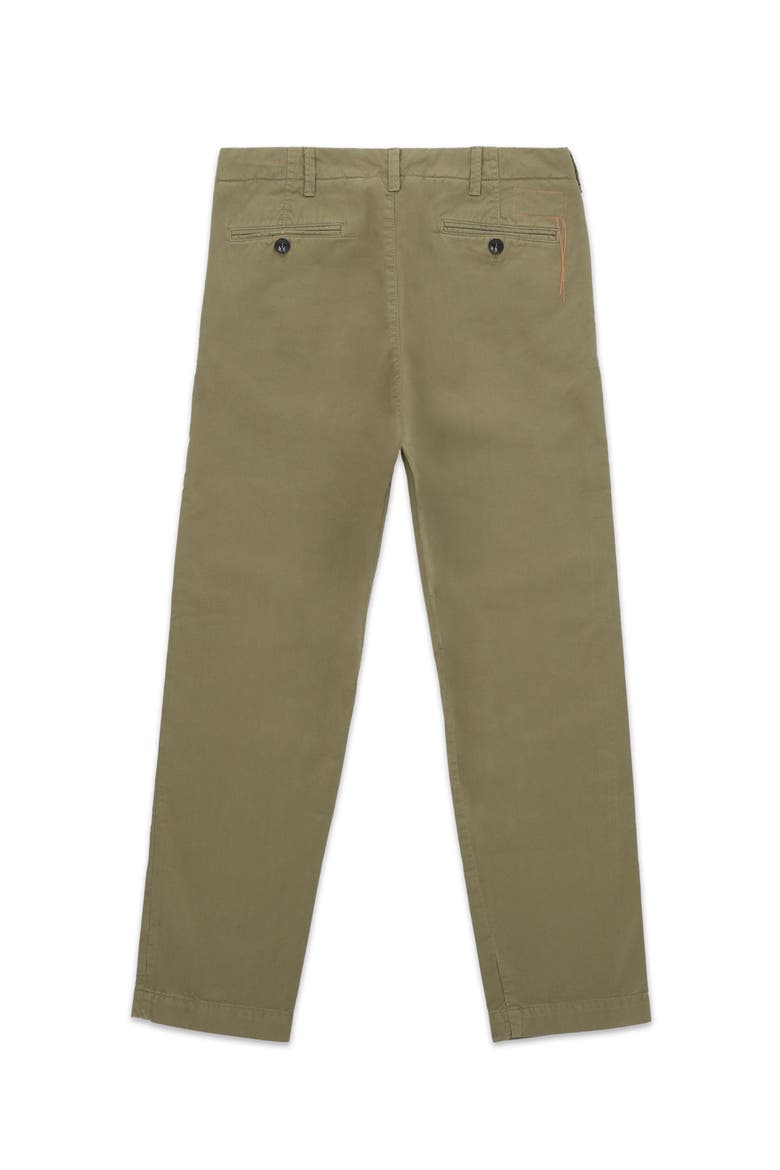 Wallace Twill Cotton Trousers, Alternate, color, SAGE