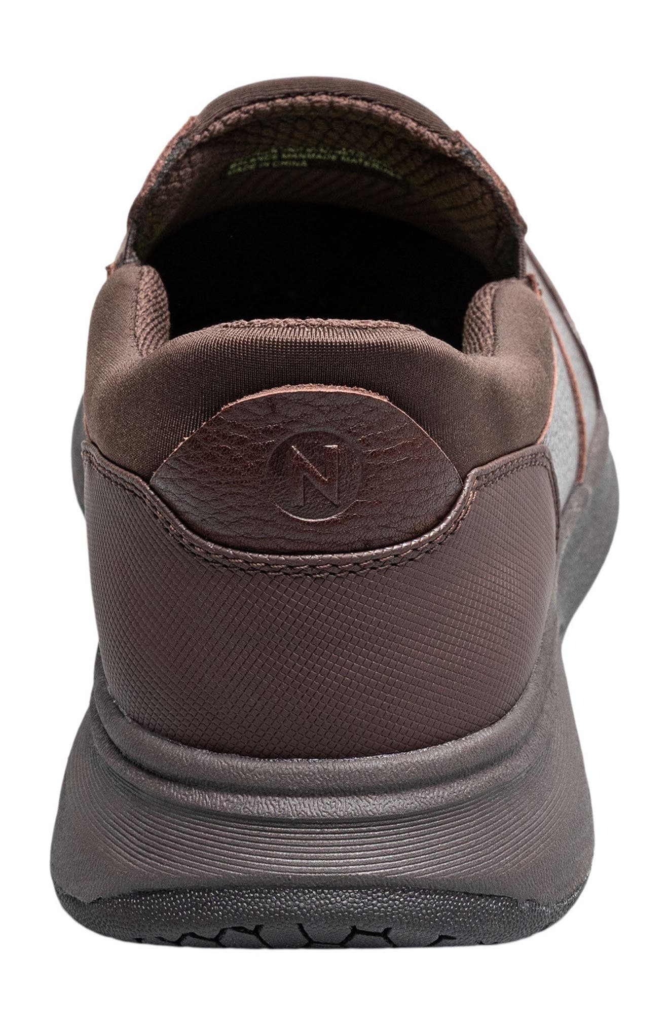 Kore Taz EZ Leather Moc Toe Slip-On, Alternate, color, BROWN TUMBLED