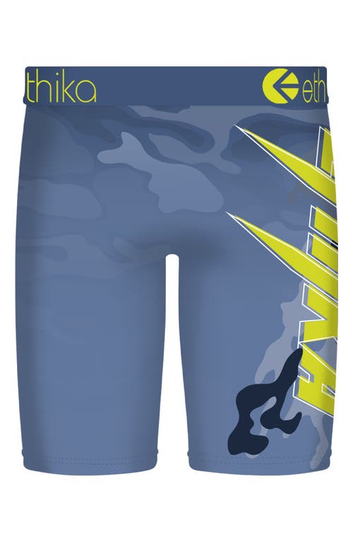 Ethika Kids' Amped Up Boxer Briefs In Blue