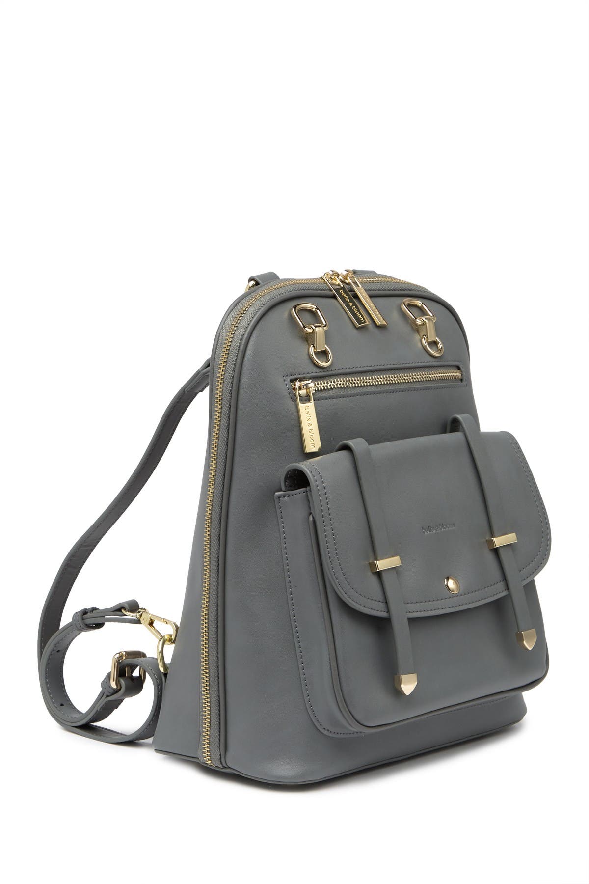 5th Avenue Leather Backpack, Alternate, color, ASH