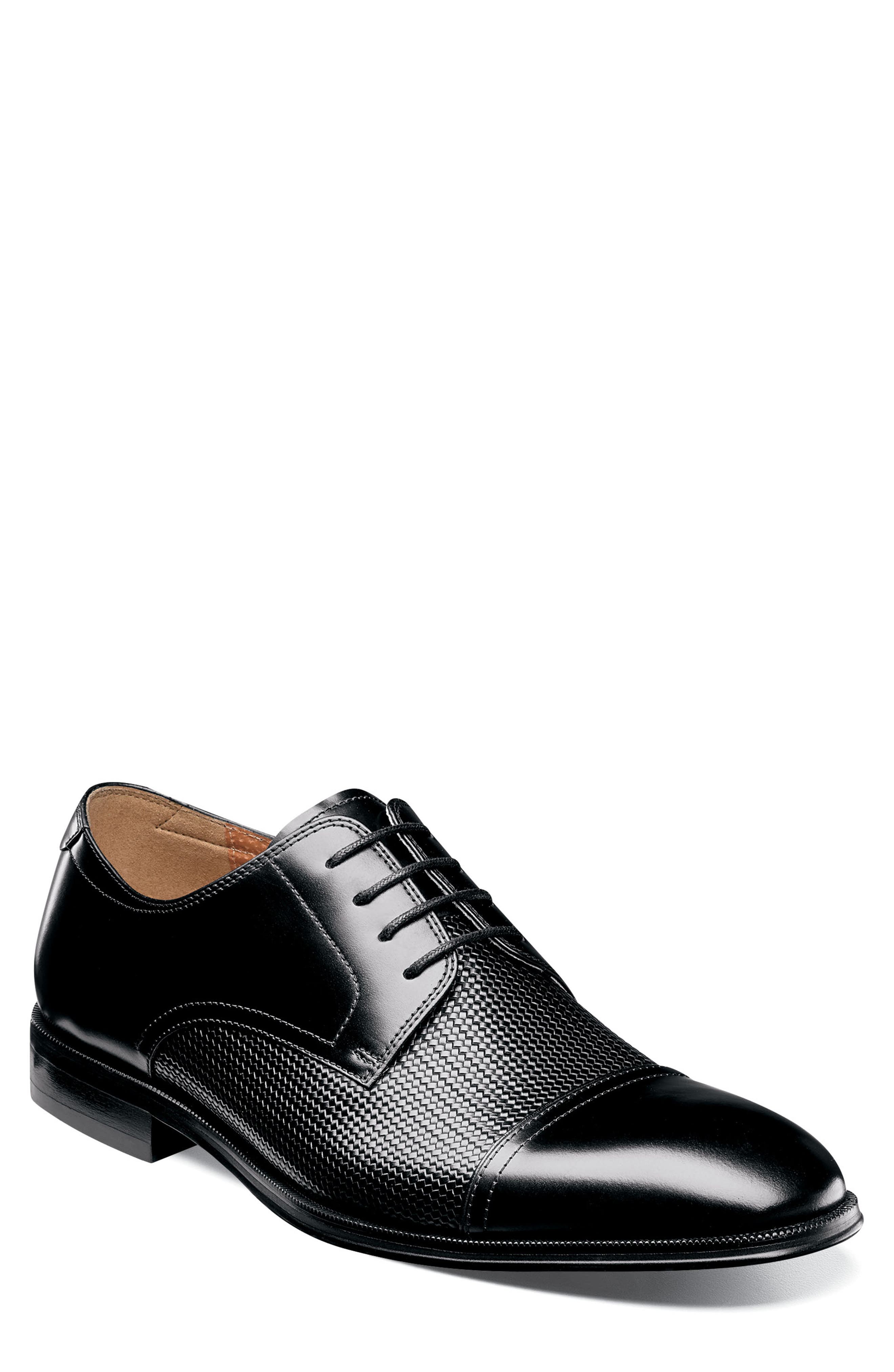 Florsheim Belfast Embossed Cap Toe Derby, Main, color, 