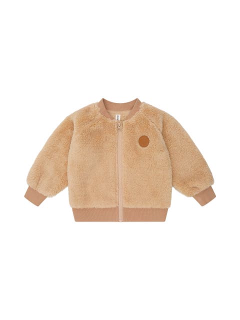 Varsity Hux Fur Jacket (Toddler, Little Kid, Big Kid)