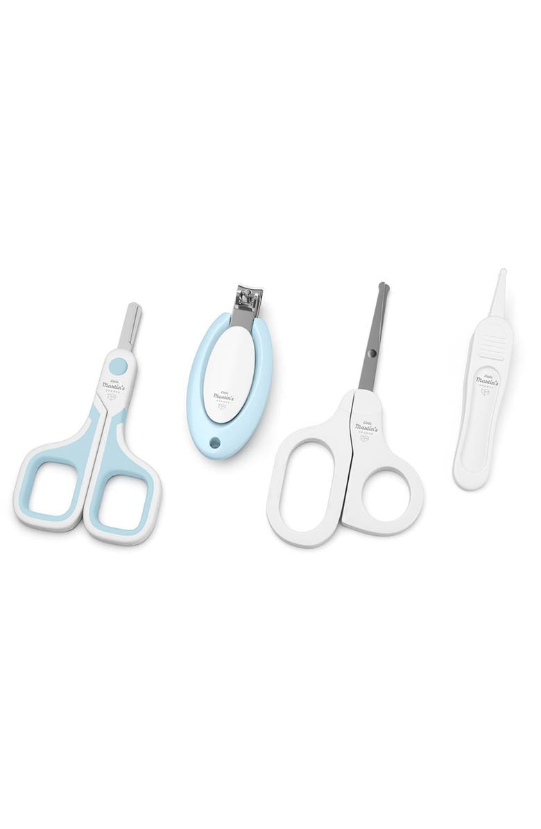 Little Martin's Baby Nail Care Kit Blue, 4Pc Setclipper, Scissors & Tweezer, Main, color, Multicolored