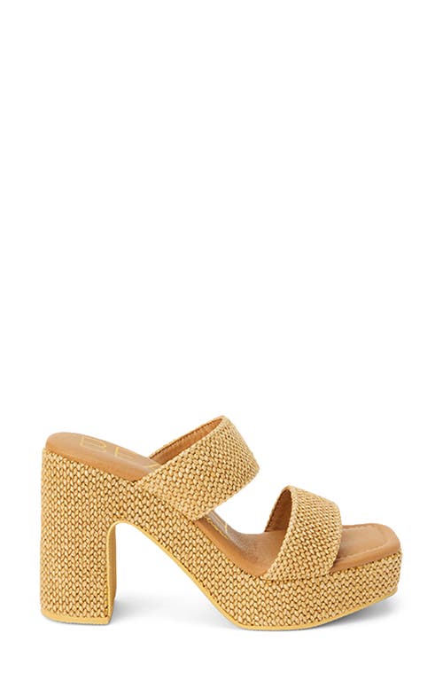 Beach By Matisse Gem Platform Sandal In Camel