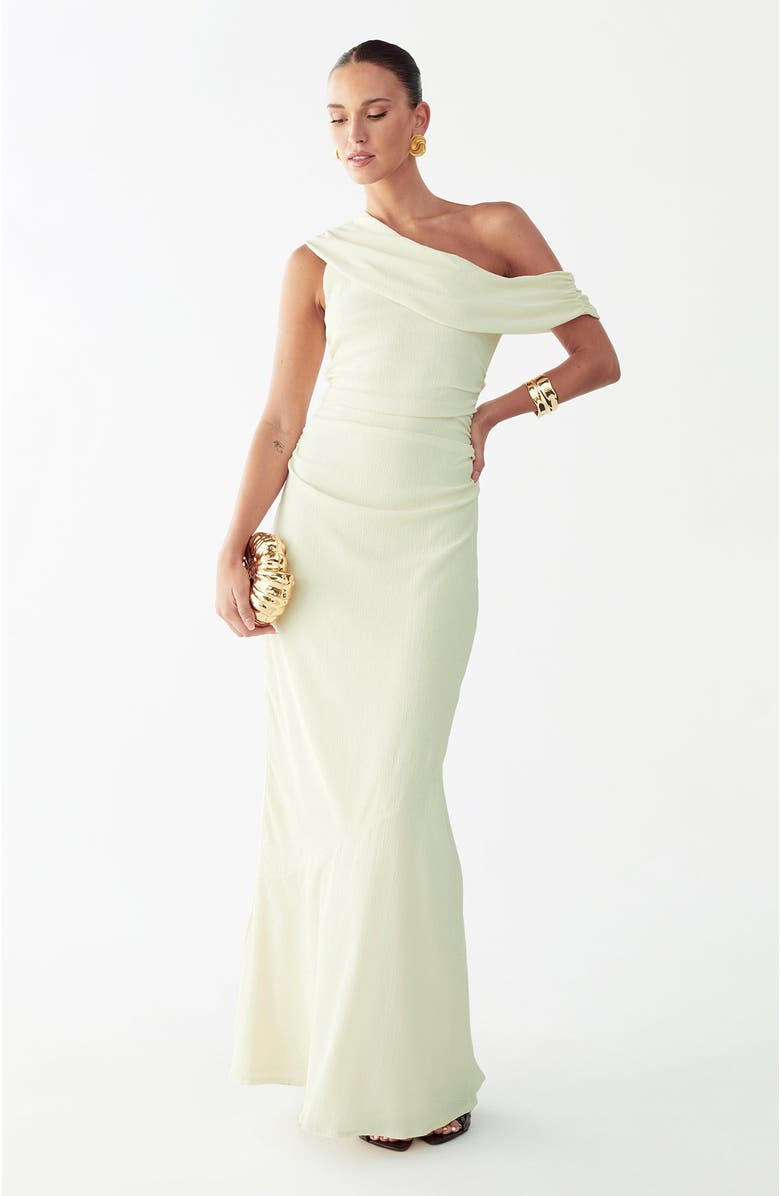 BWLDR Saint Maxi Dress, Alternate, color, Off White