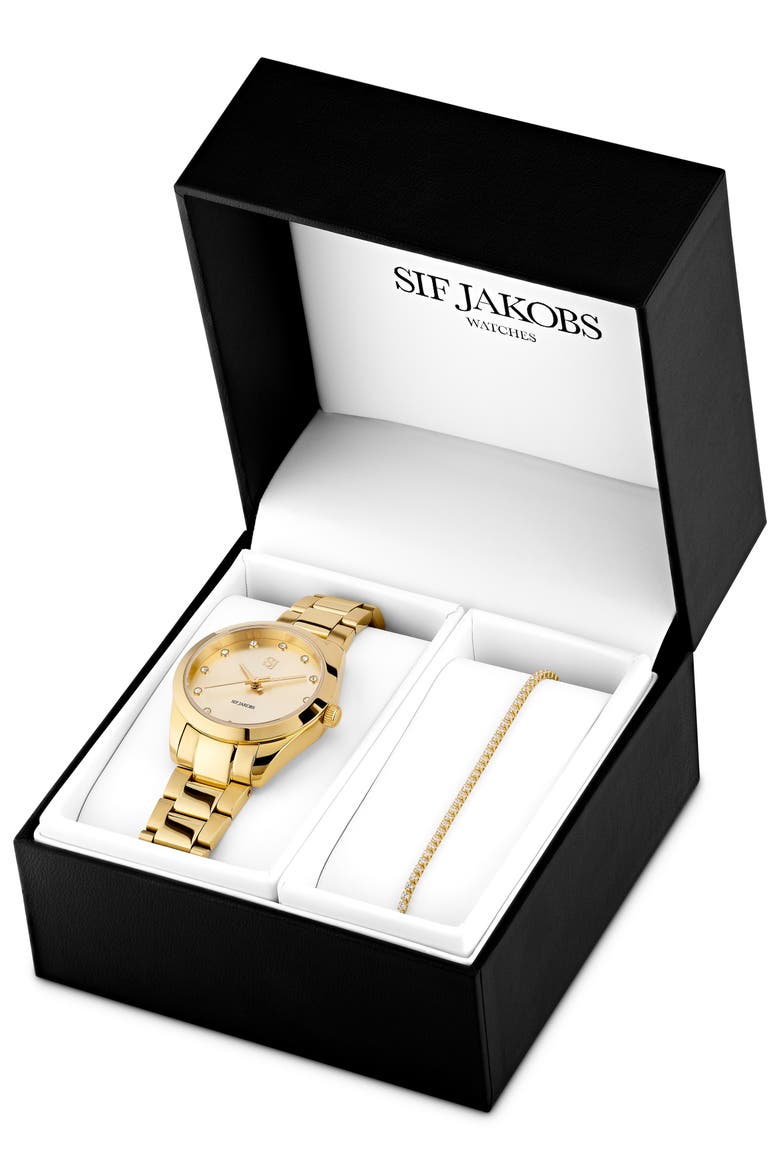 Joelle Jewelry Set - Gold, Main, color, 18K gold plated