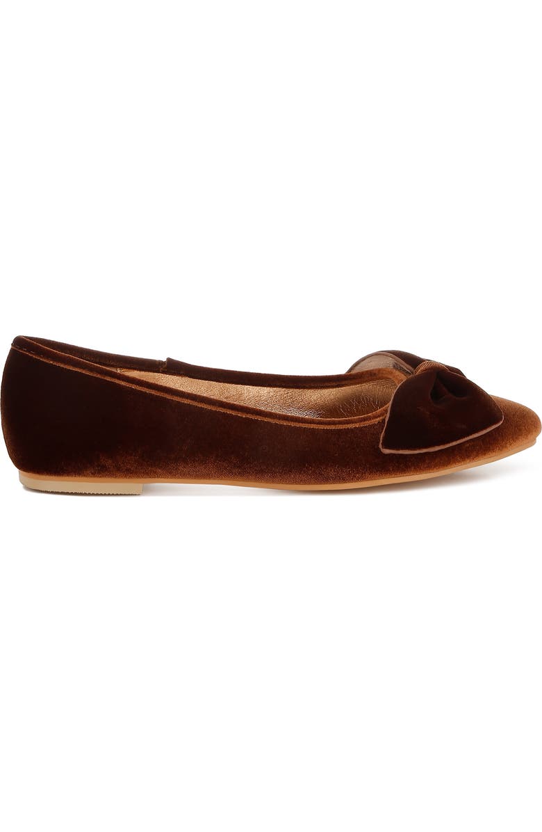Rag & Co Pothos Water Repellent Bow Flat, Alternate, color, Bronze