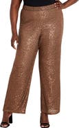 City Chic Nalani Sequin Wide Leg Pants