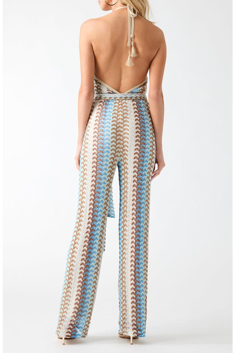 Gianna Fearne Sleeveless Wide Leg Jumpsuit, Alternate, color, OPEN WHITE