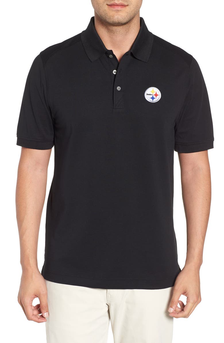 Cutter & Buck Pittsburgh Steelers - Advantage Regular Fit DryTec Polo, Main, color, 
