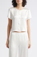 LESET Barb Short Sleeve Top