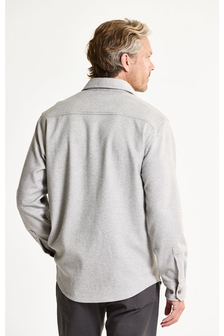 Poly Rayon Twill Overshirt, Alternate, color, GREY