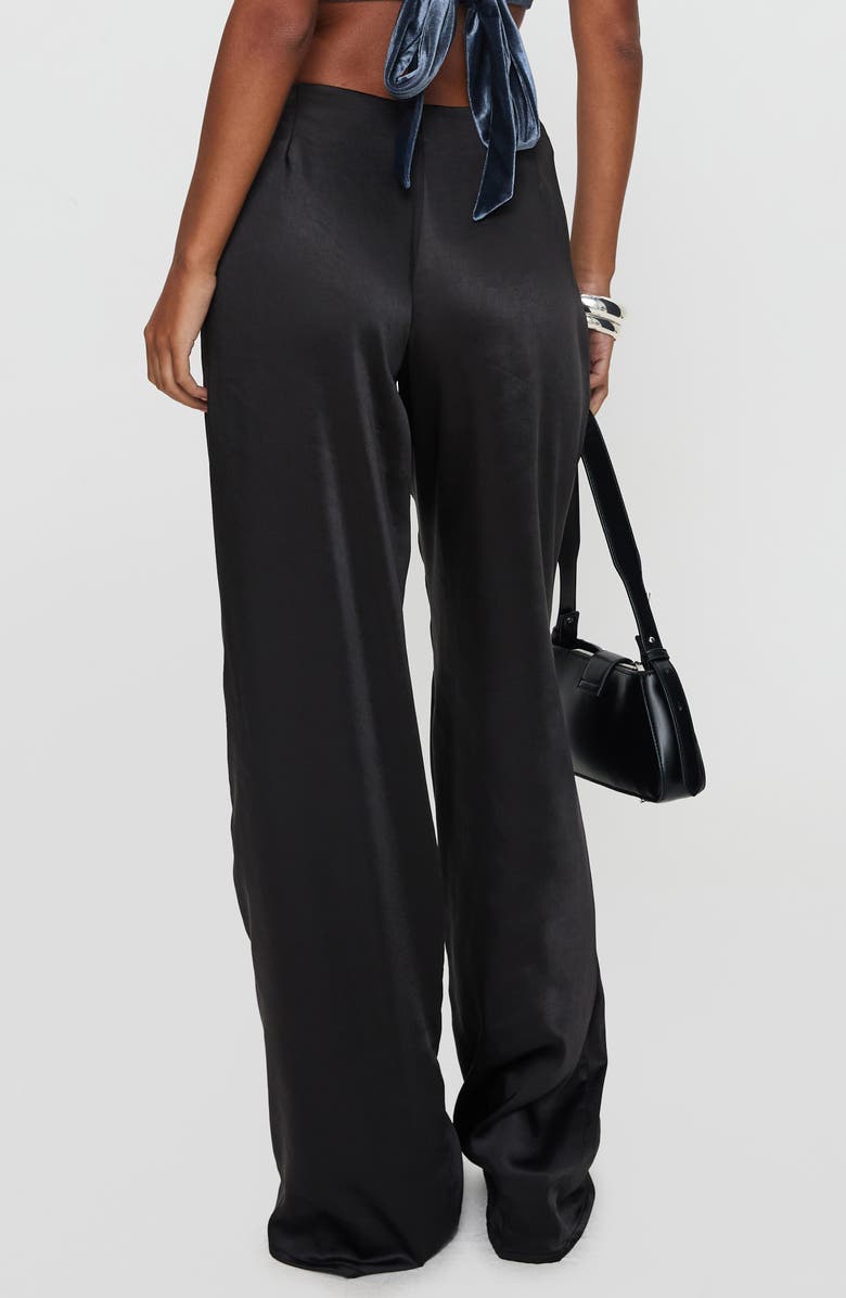 Princess Polly Thrill Of It All Satin Drawstring Pants, Alternate, color, 