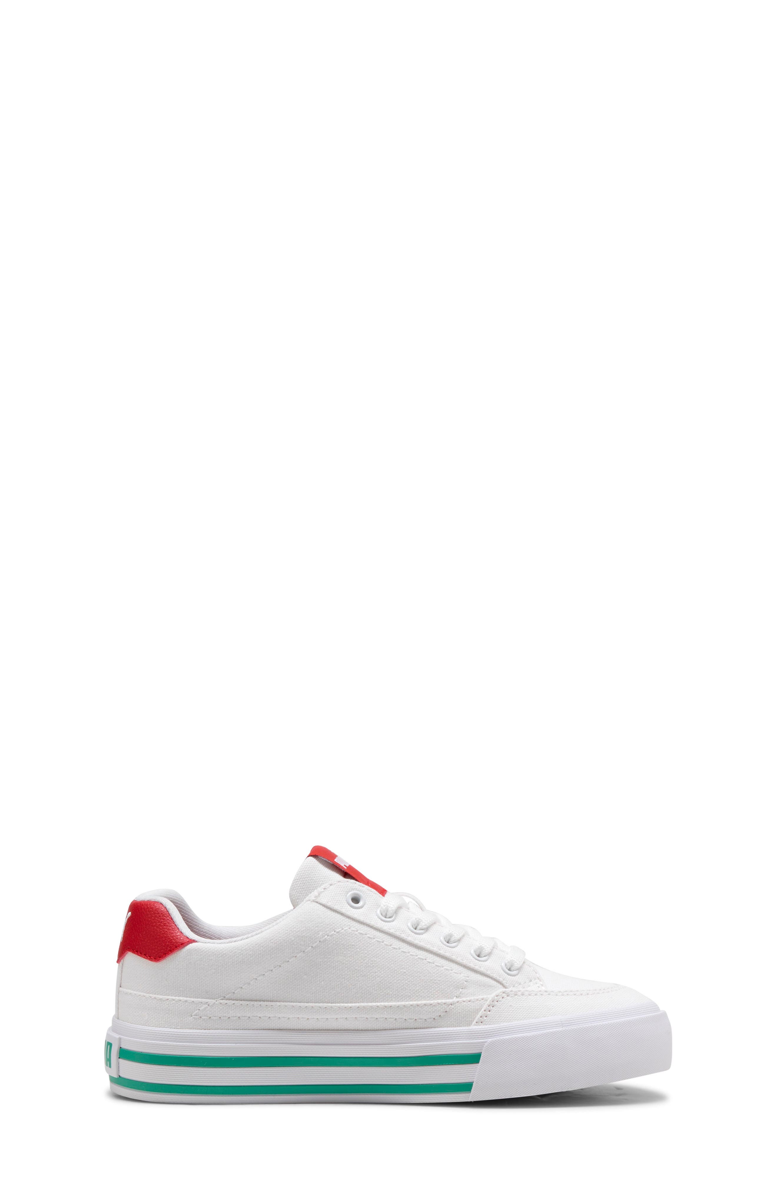 PUMA Kids' Court Classic Vulc Sneaker, Alternate, color, Puma White/ Racing Blue