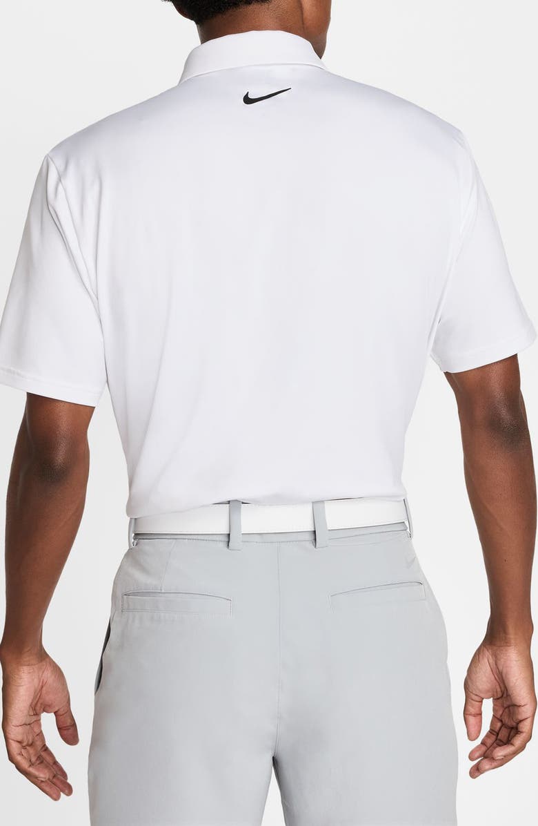 Nike Golf Dri-FIT Tour Solid Golf Polo, Alternate, color, White/ Black