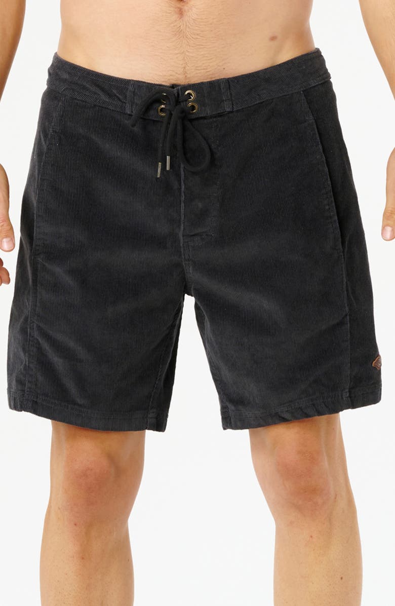 Rip Curl Classic Surf Corduroy Shorts, Main, color, Washed Black