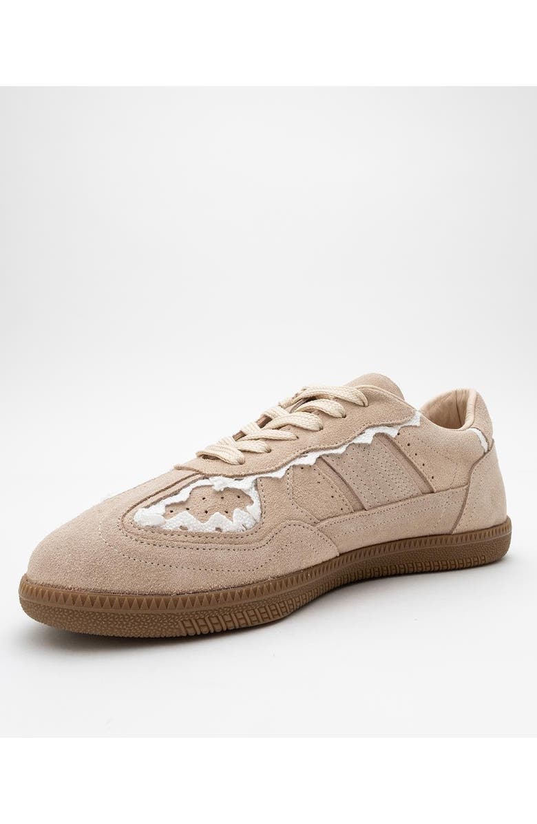 Forever & Always Shoes Shiva Suede Leather Sneakers, Alternate, color, Beige Suede Leather