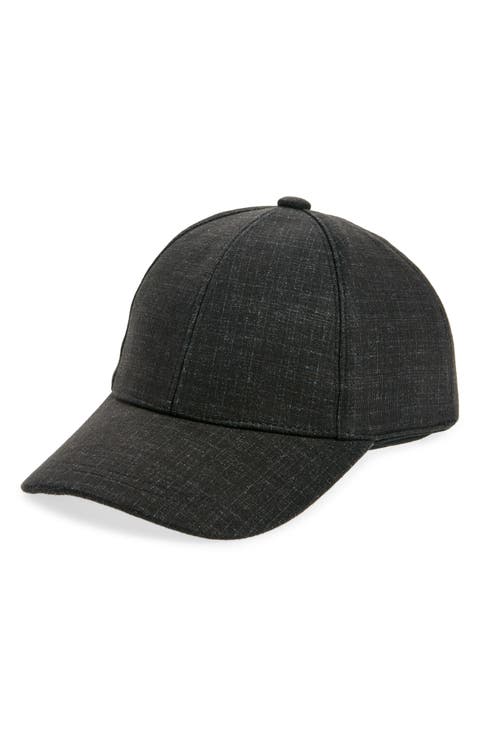Microcheck Baseball Cap