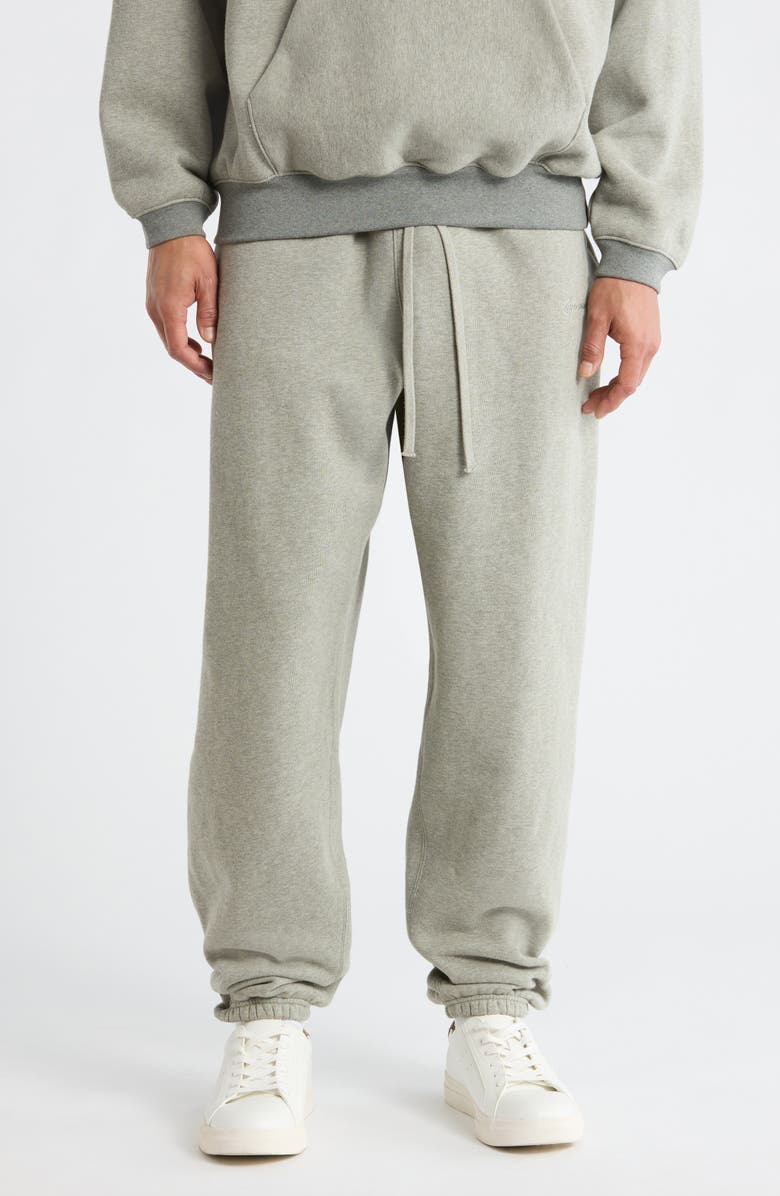 Fear of God Essentials Signature Classic Fit Jogger Sweatpants, Main, color, Concrete/Dark Concrete Heather