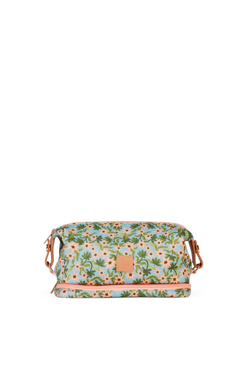 The Somewhere Co Cosmetic Bag, Main, color, Seaflower