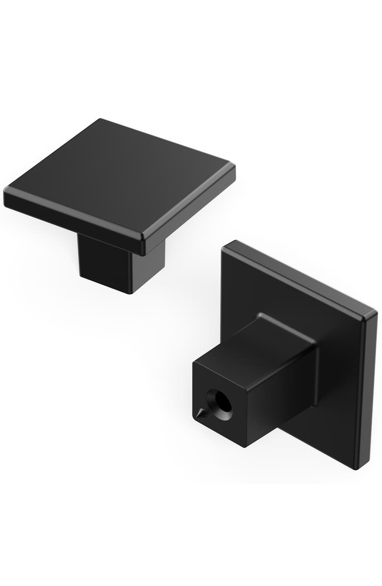 Heritage Designs Cabinet Knobs 10Pk, Main, color, Black