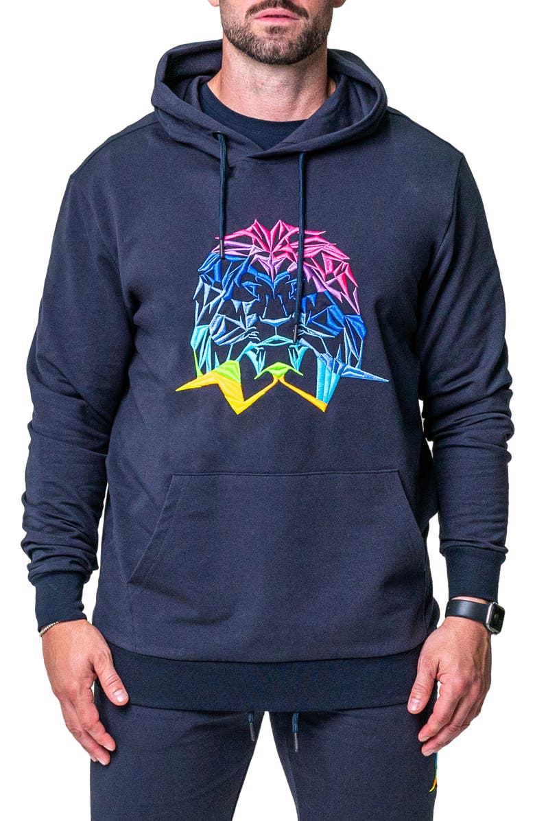 Maceoo Neon Graphic Hoodie, Main, color,