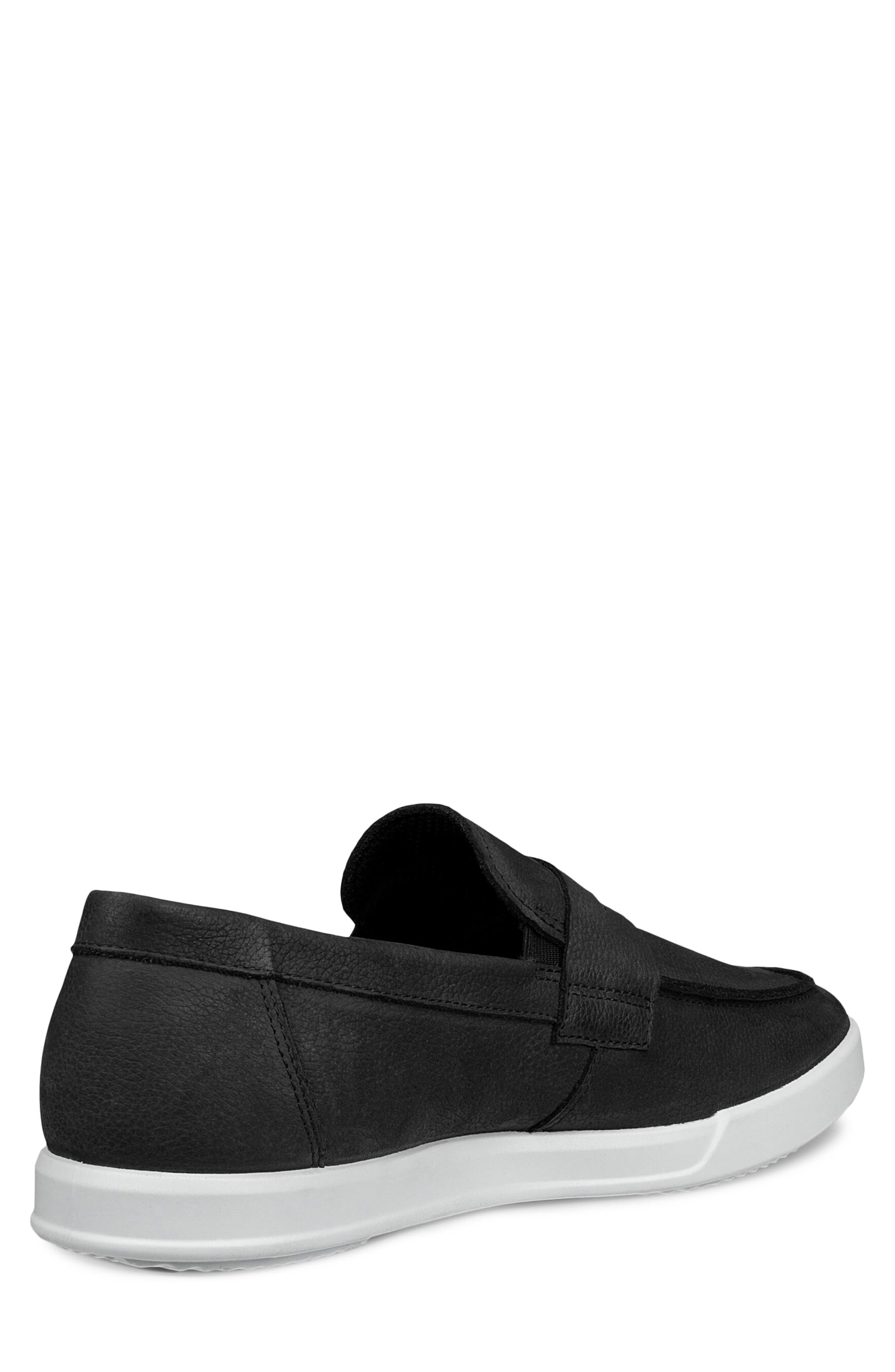 ECCO Travel Penny Loafer, Alternate, color, Black