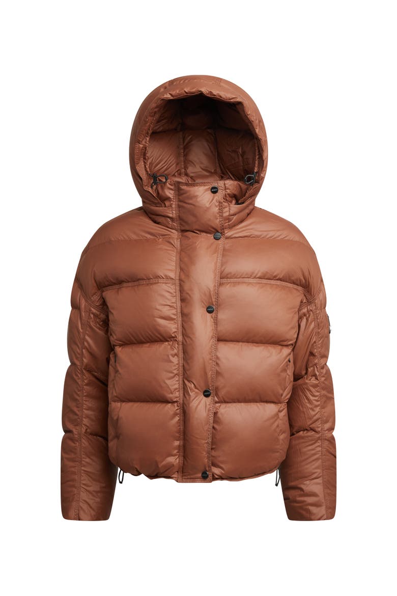 Cloud Boss Hooded Puffer Jacket, Alternate, color, MOCHA BROWN