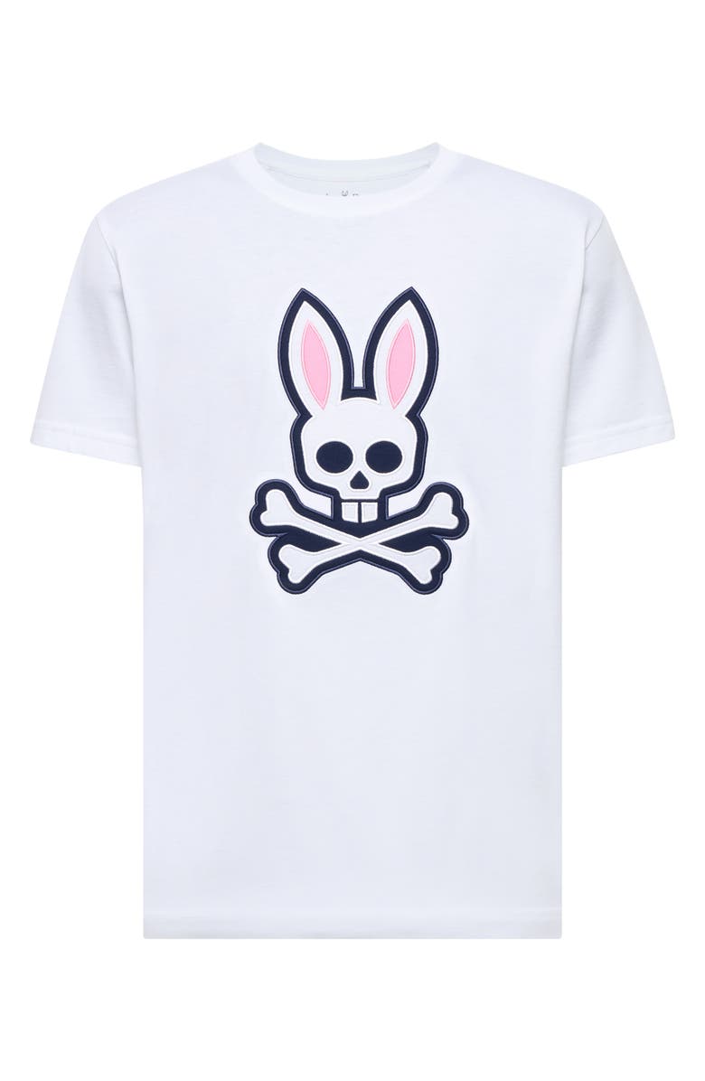 Psycho Bunny Archive Bunny Graphic T-Shirt, Alternate, color, White