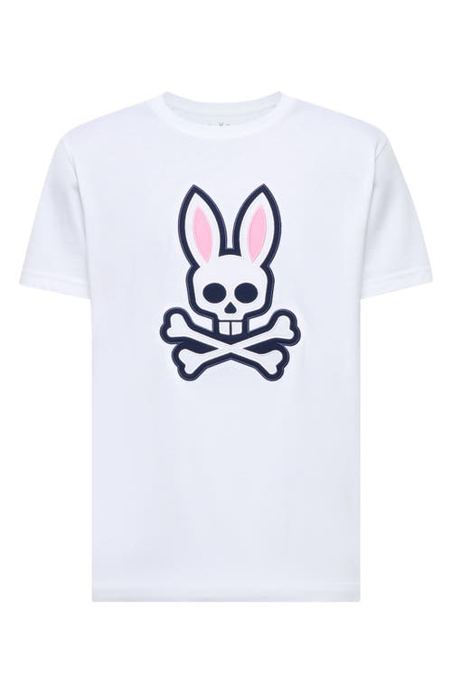 Psycho Bunny Archive Bunny Graphic T-shirt In White
