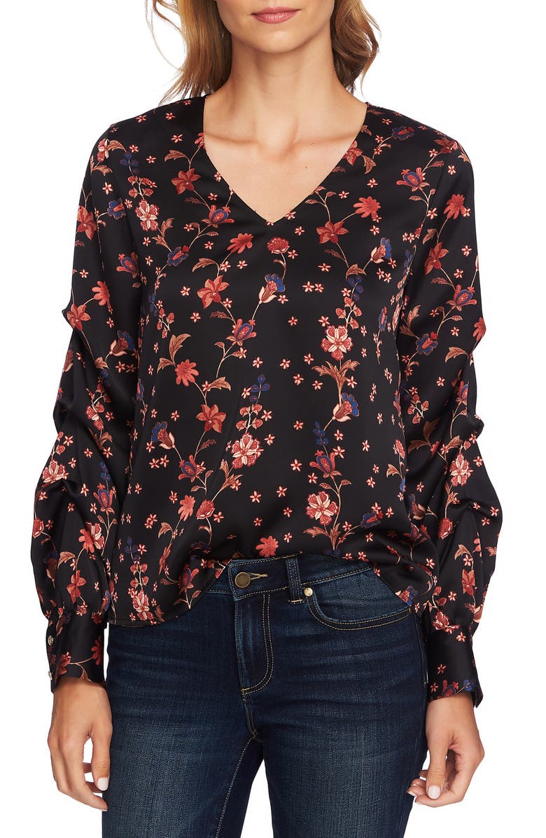 CeCe Bohemian Garden Top, Main, color, 