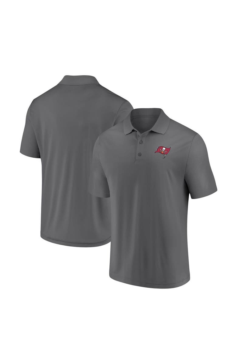 FANATICS Men's Fanatics Branded Pewter Tampa Bay Buccaneers Component Polo, Main, color,