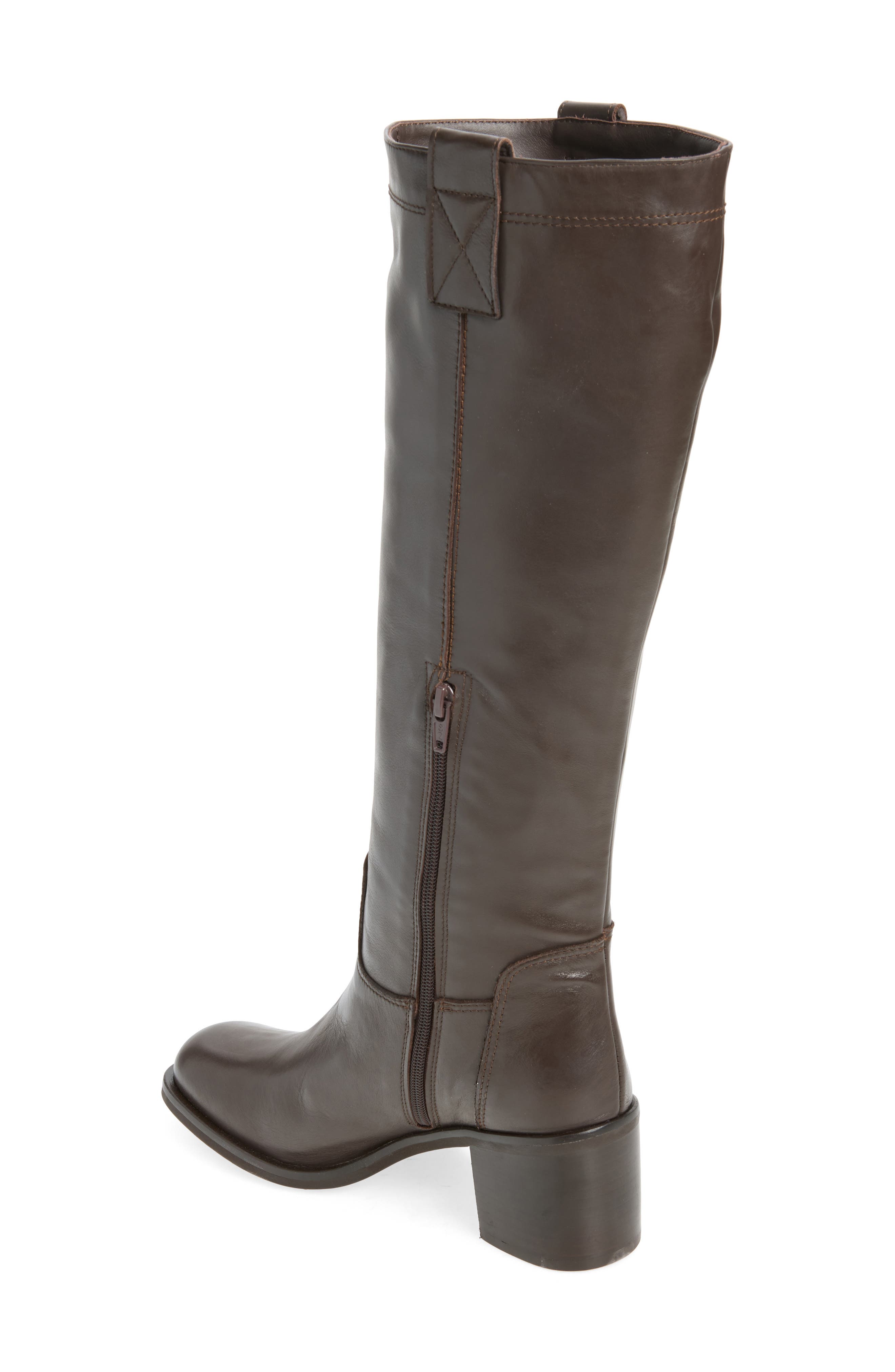 Baylor Knee High Boot, Alternate, color, BROWN LEATHER