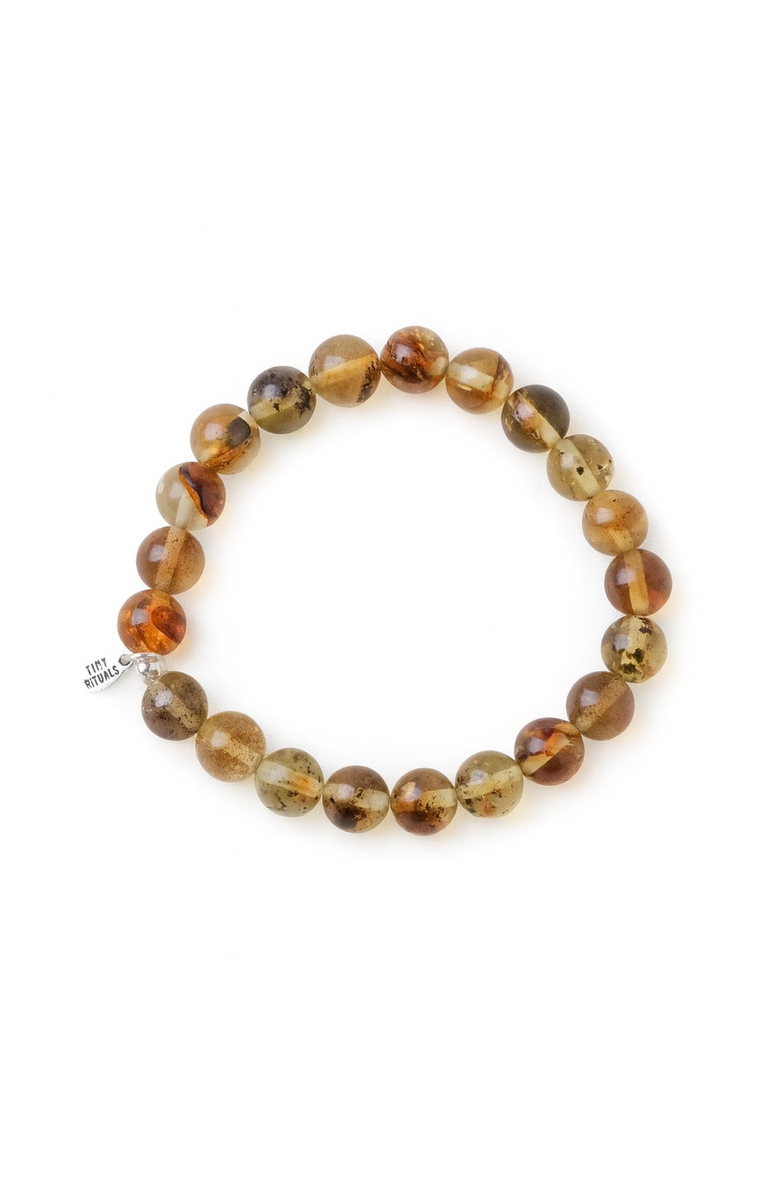 Tiny Rituals Genuine Amber Energy Bracelet, Alternate, color, Amber