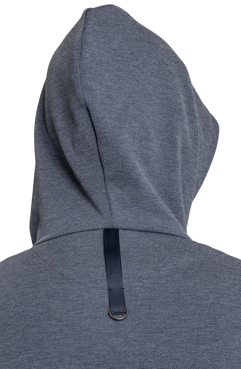 W.R.K Slim Fit Colorblock Zip-Up Hoodie, Alternate, color, Navy