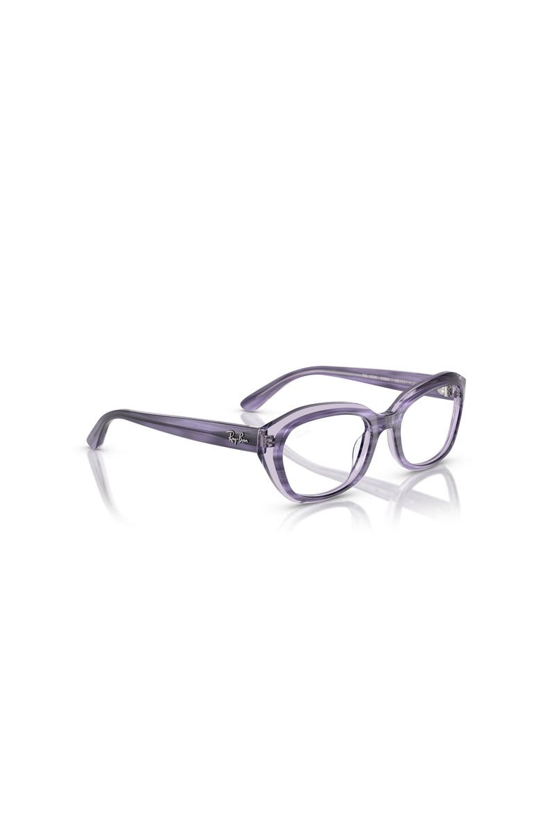 Ray-Ban 48mm Irregular optical glasses, Alternate, color, Violet