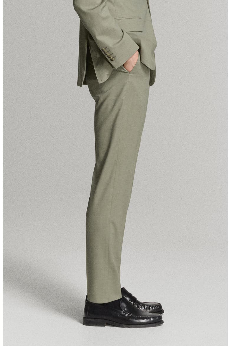 Milan Slim Fit Suit Pants, Alternate, color, LIGHT GREEN