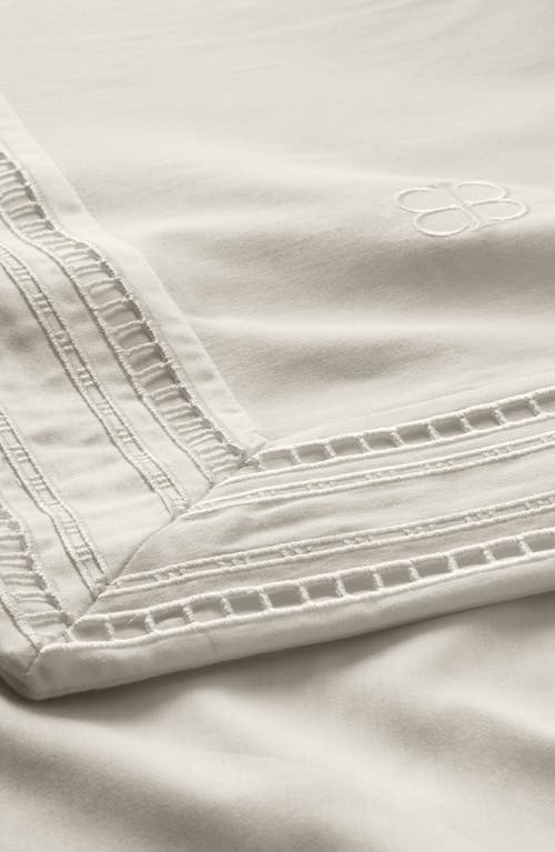 Boll & Branch Signature Ladder Stitch Duvet Cover & Shams Set In White/white