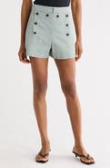 A.L.C. Lucas Cotton & Linen Shorts
