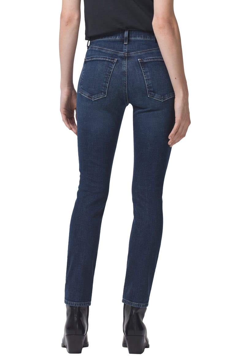 Sloane Mid Rise Skinny Jeans, Alternate, color, BALTIC