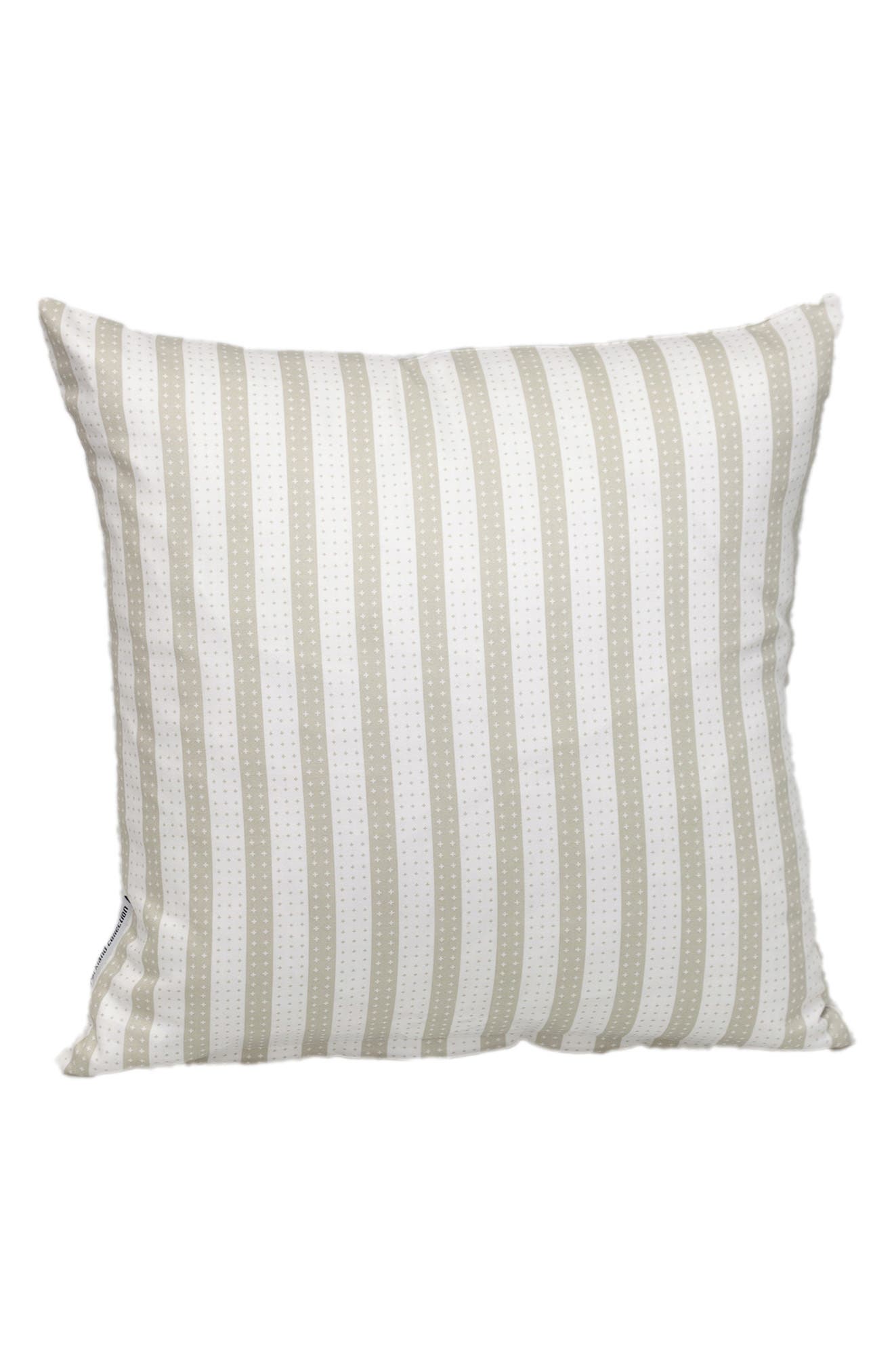 PARKLAND COLLECTION Stripe Textured Cotton Pillow