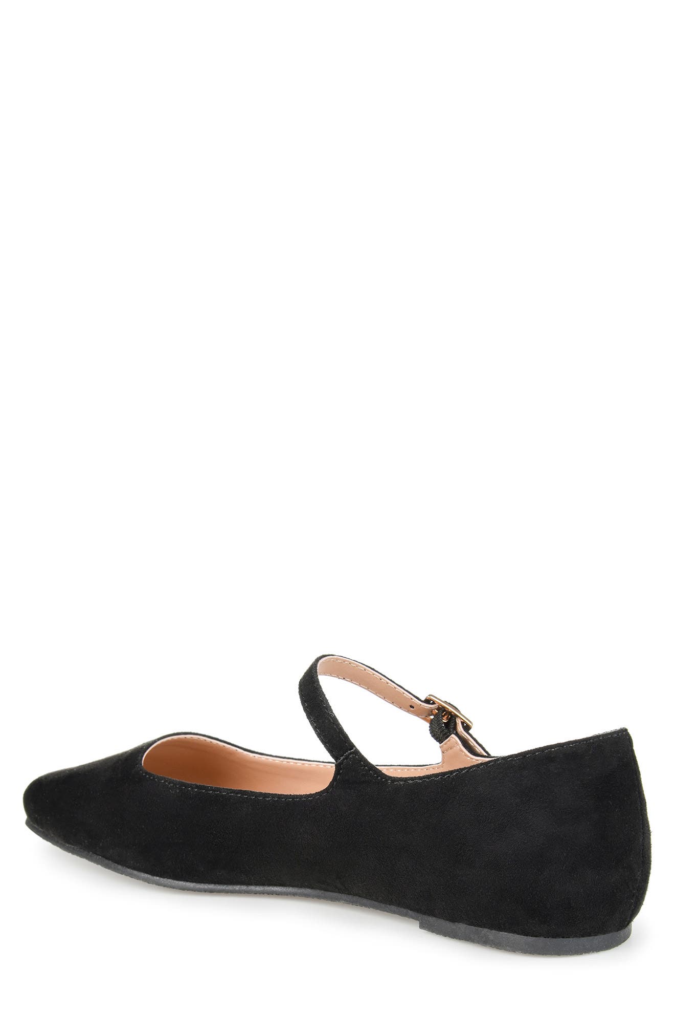 Journee Collection Carrie Mary Jane Flat, Alternate, color, Black