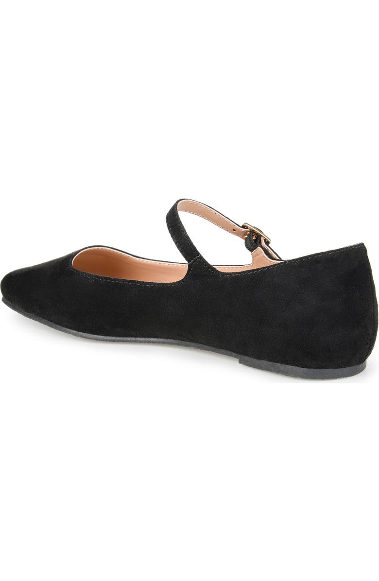 Journee Collection Carrie Mary Jane Flat, Alternate, color, Black