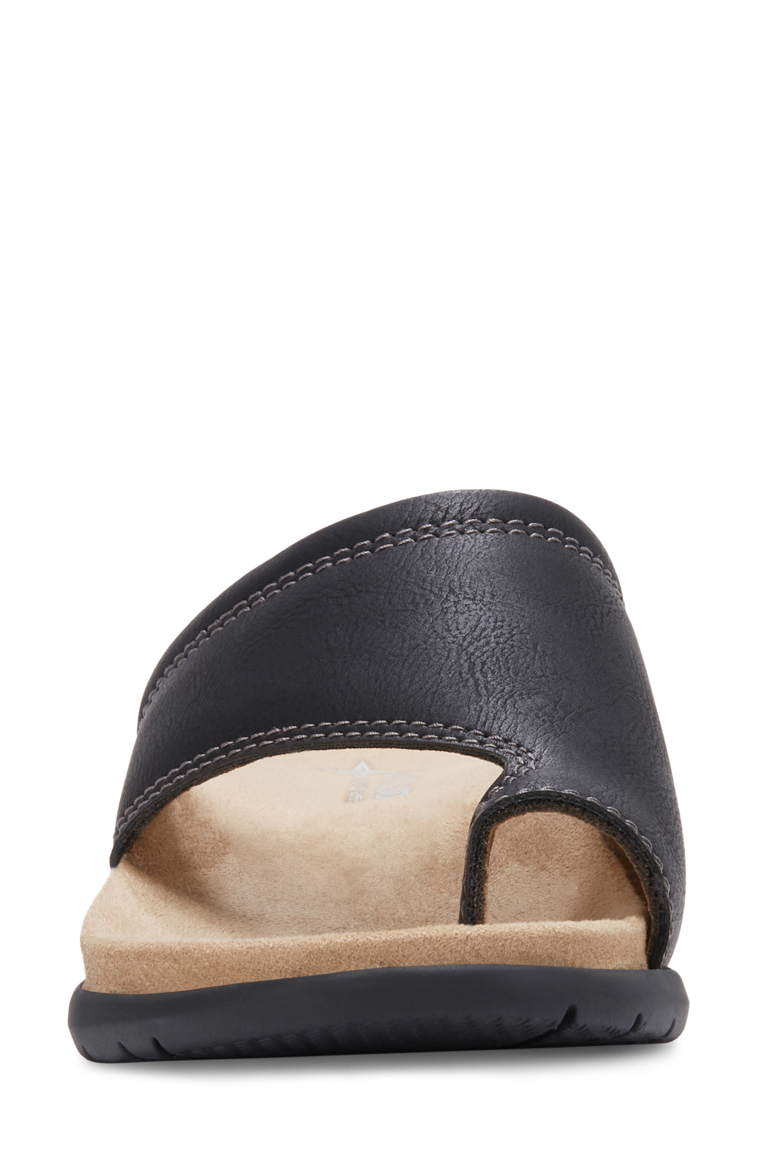 Eastland Dallas Slide Sandal, Alternate, color, Black