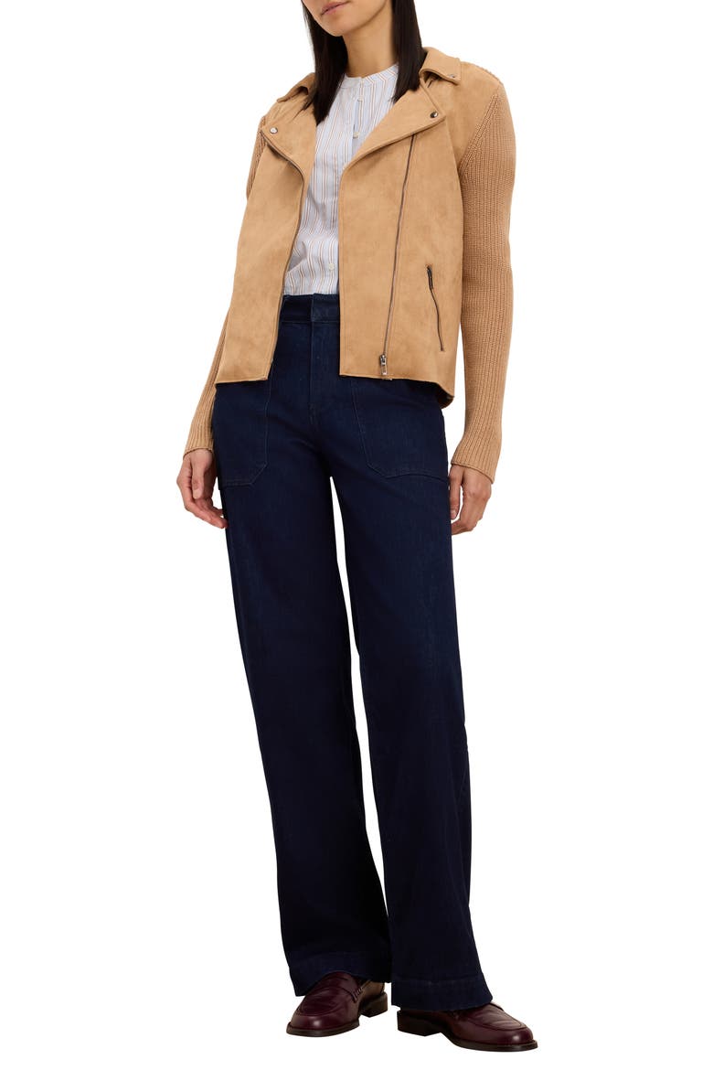 Highland Wide Leg Jeans, Alternate, color, MIDNIGHT