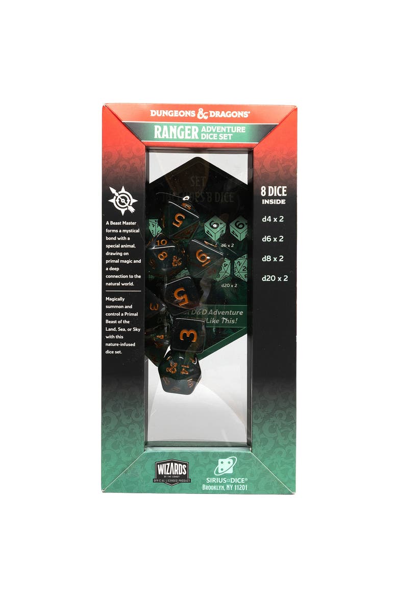 Beast Master 8pc RPG Die, Alternate, color, Multicolored