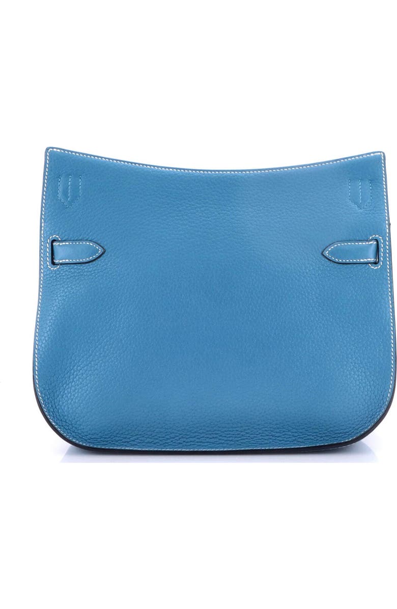 Pre-Owned Hermes Jypsiere Bag Clemence 28, Alternate, color, Bleu Jean